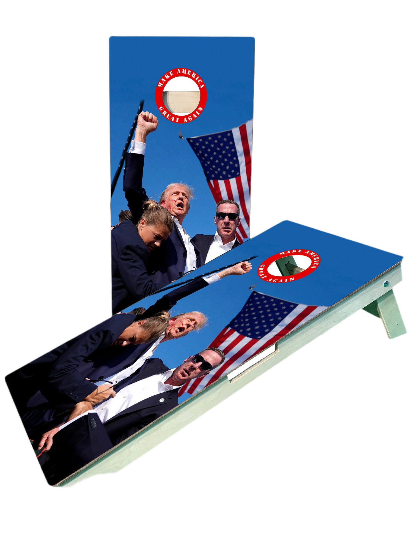 Trump MAGA 2024 Cornhole Boards