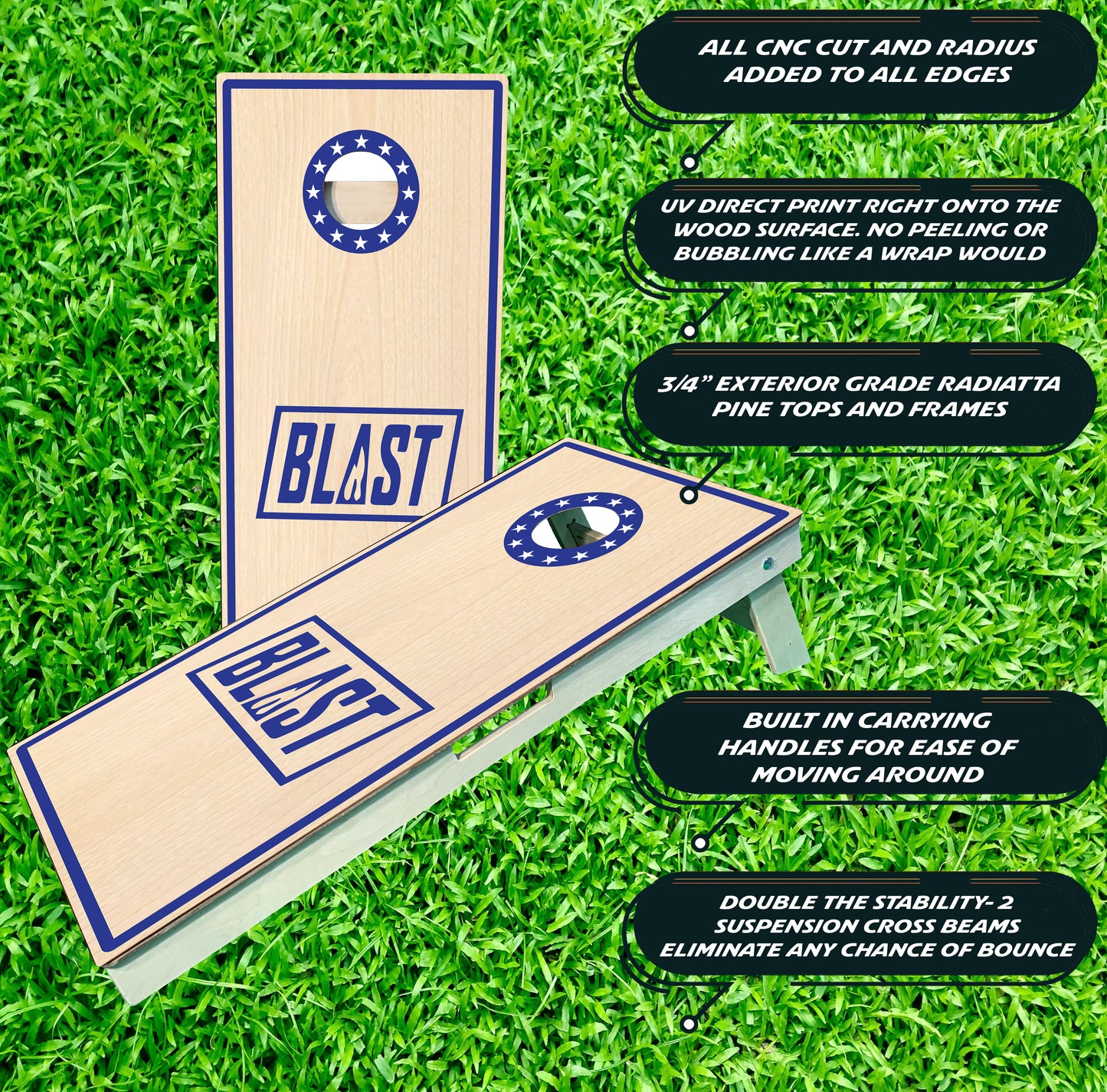 Italian American Roots Cornhole Set