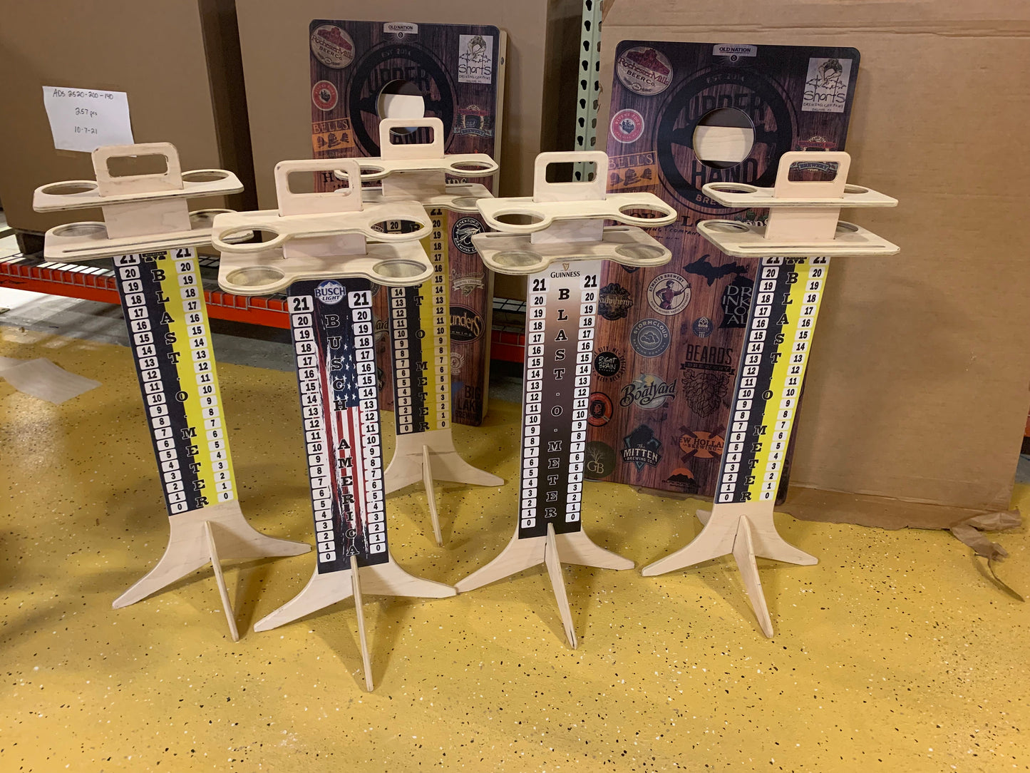 Cornhole Scoring/ Drink Holder/ Tablet/ Iphone holder/ score tower