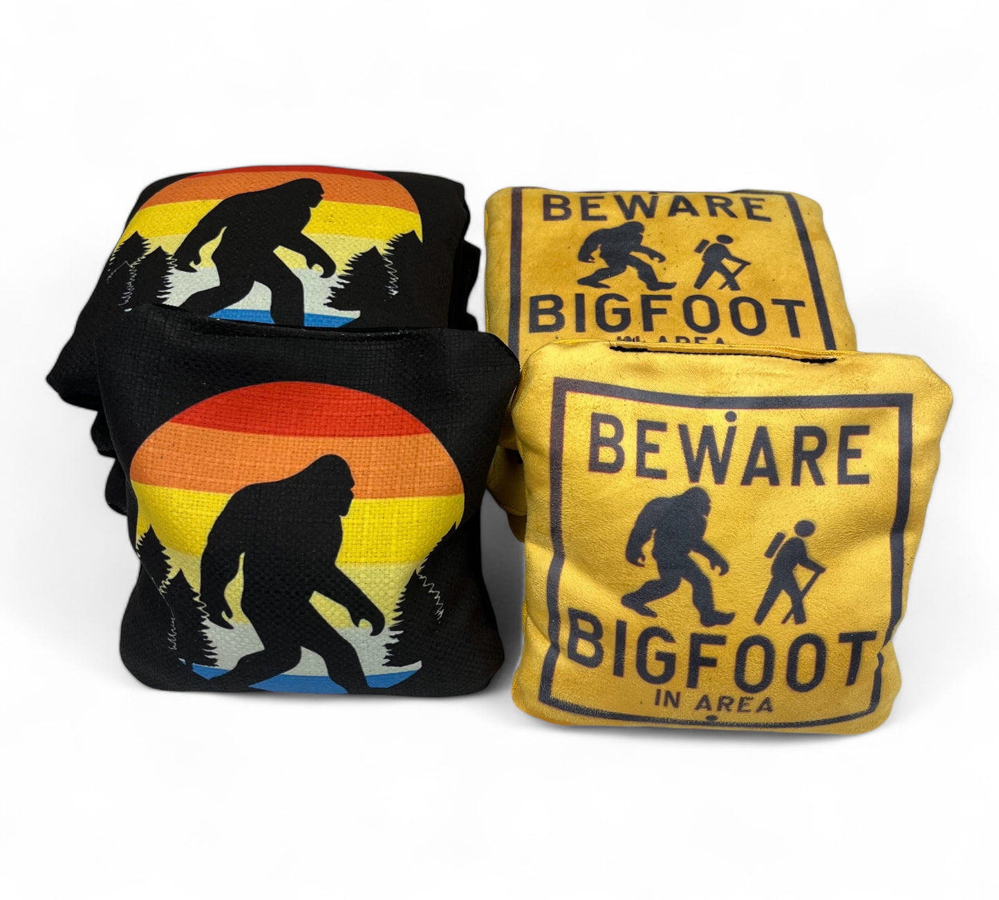 Big foot Retro Cornhole bags (set of 8)