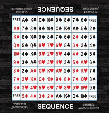 Sequence  Game - Alternate layout