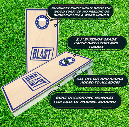 Detroit Baseball Cornhole Boards, Motor City Pro Bagtoss, Comerica Park Tailgate Weatherproof Game