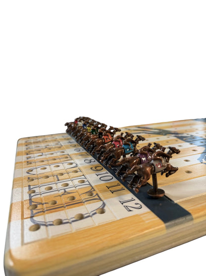 The Horse Race Party Game Light Striped Track Edition