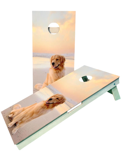 Custom Pet Cornhole Boards Wedding