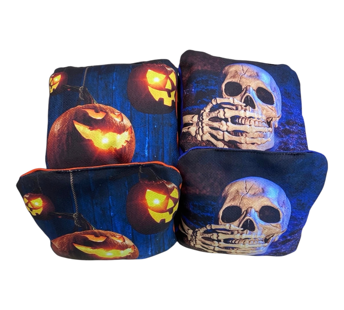 Halloween Pumpkin/Skeleton Slick and Stick Bags