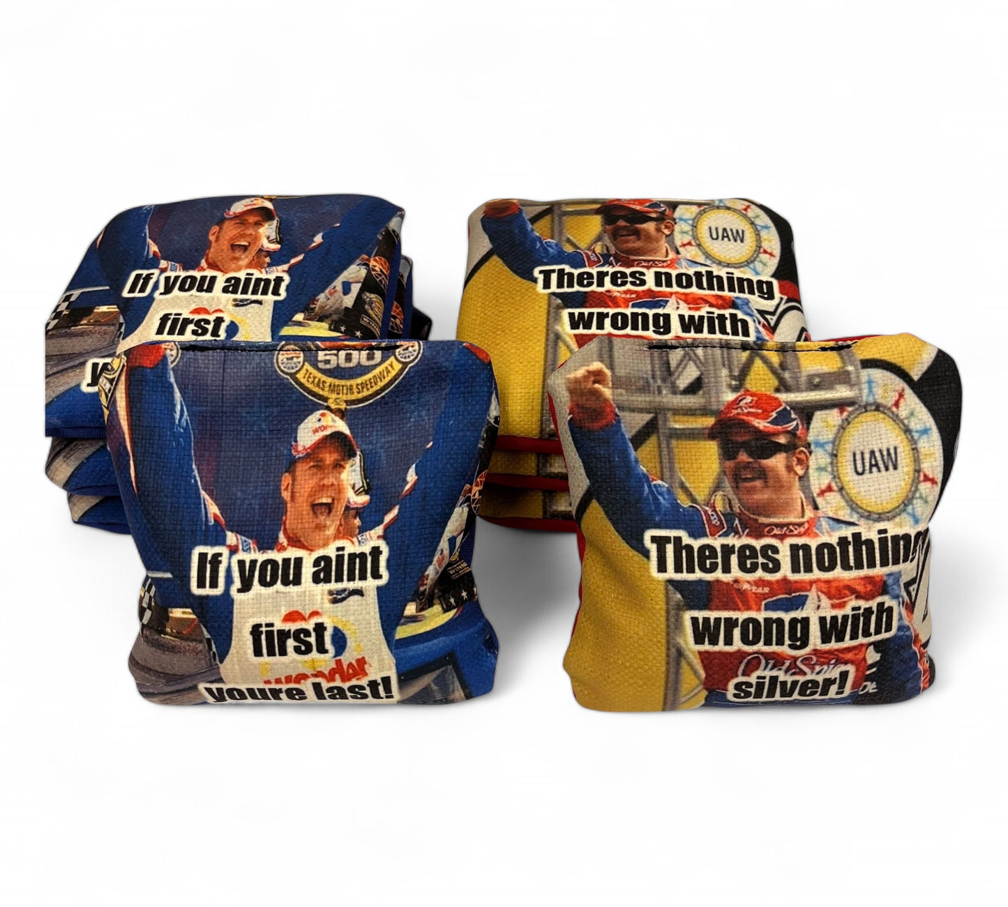 Talladega Nights Cornhole bags (set of 8)