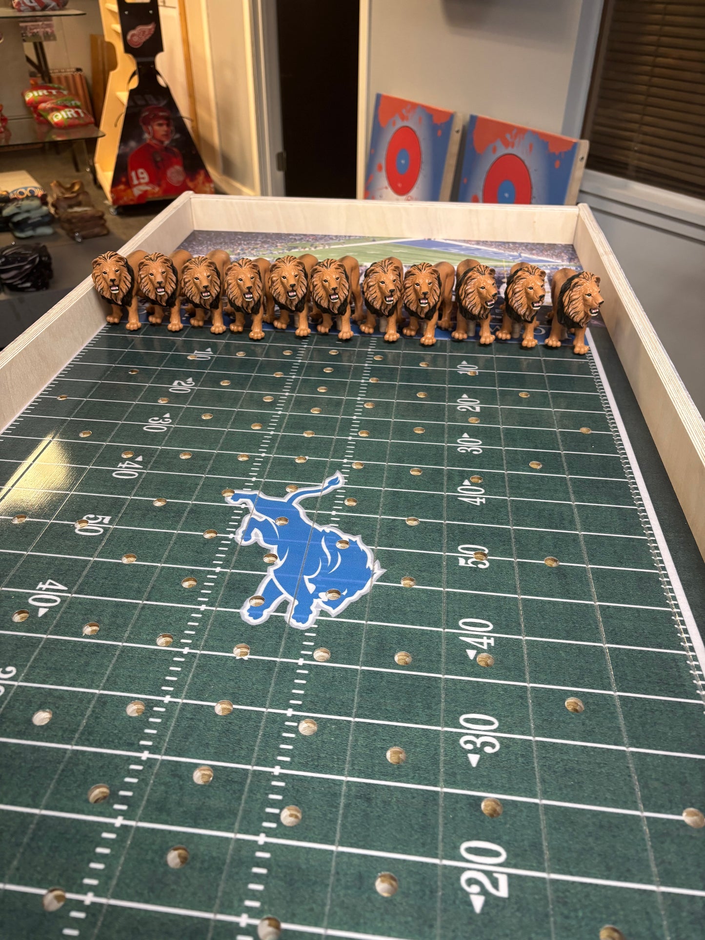 Custom Football Theme -  Jumbo Horse Game with Rails and Integrated Chip Pot