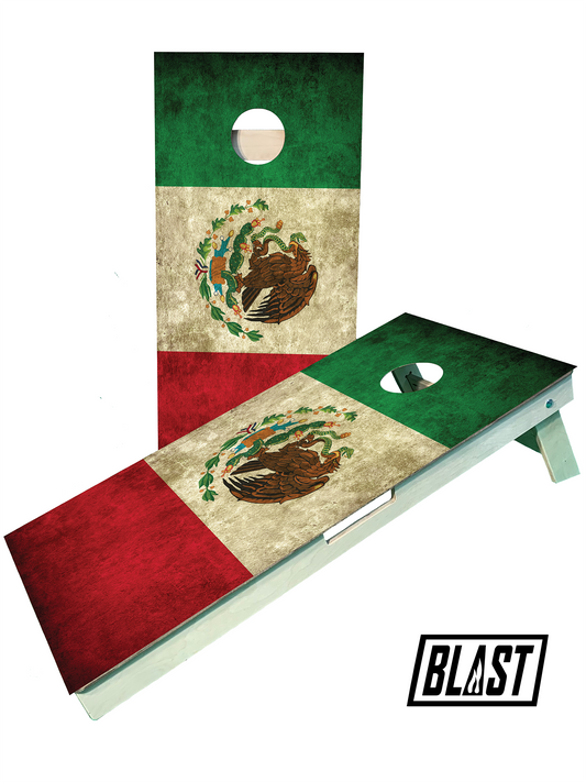 Mexican Flag Cornhole Set