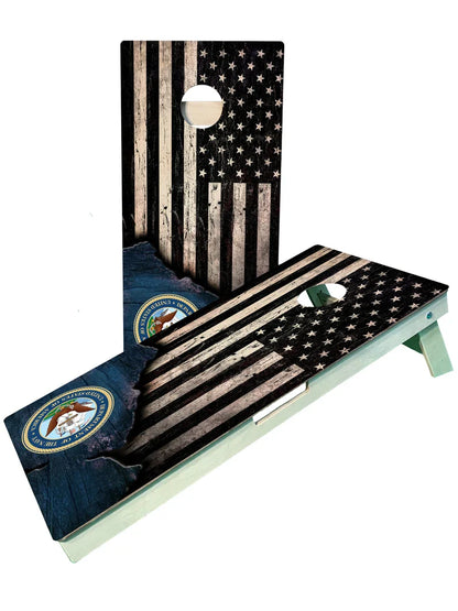 Navy Cornhole Set