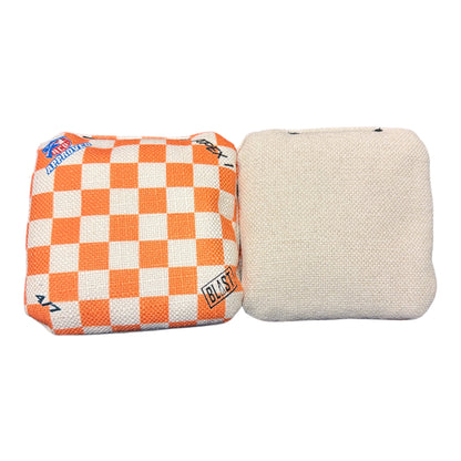 Checkered ACO Pro Bags Orange/White - All Series/Speeds Available.