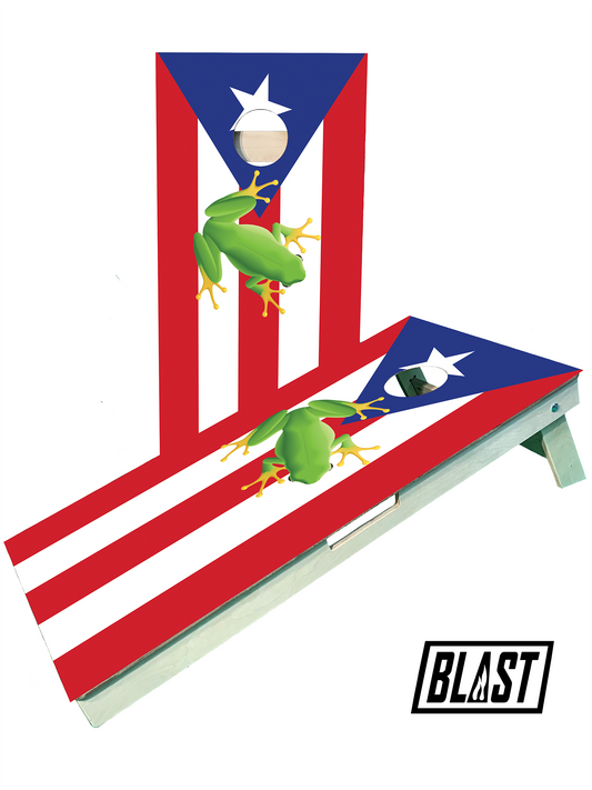 Puerto Rico Cornhole Set