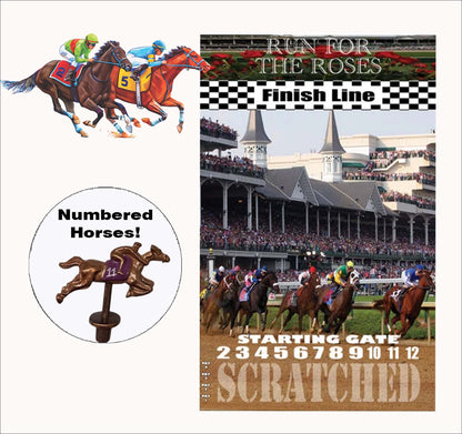 Kentucky Derby "The Turn" Theme Horse Race Game