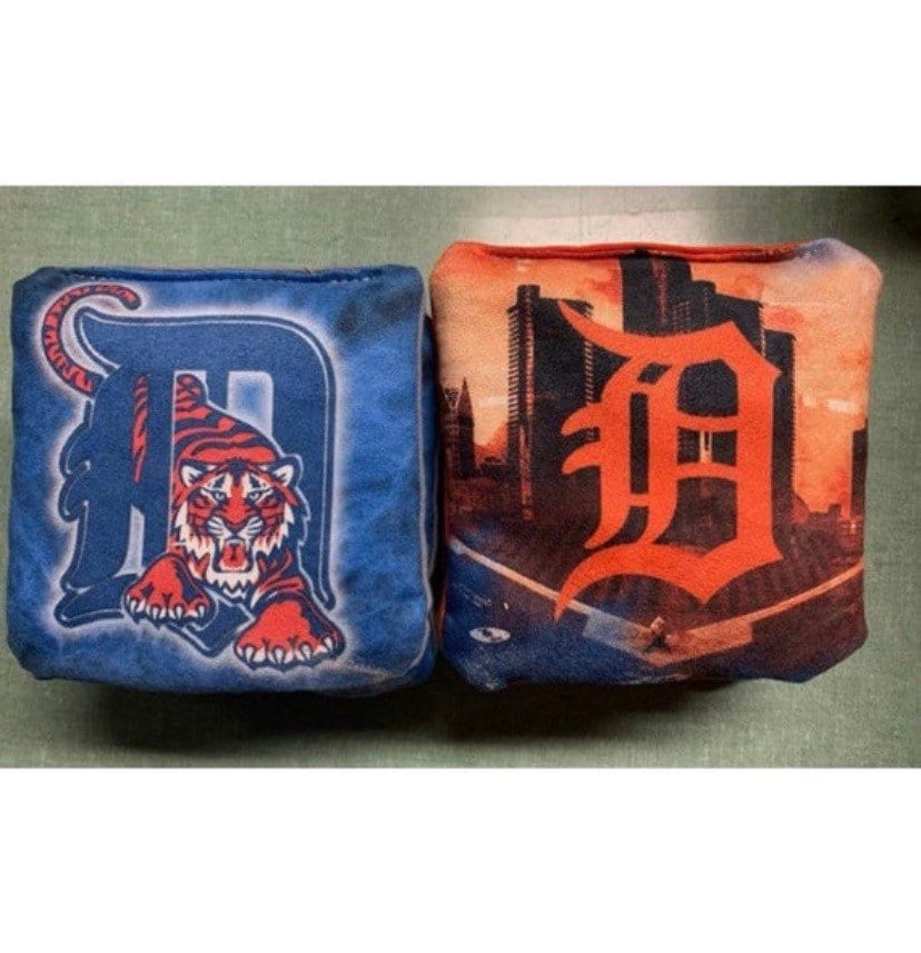 Detroit Baseball Cornhole Boards, Motor City Pro Bagtoss, Comerica Park Tailgate Weatherproof Game