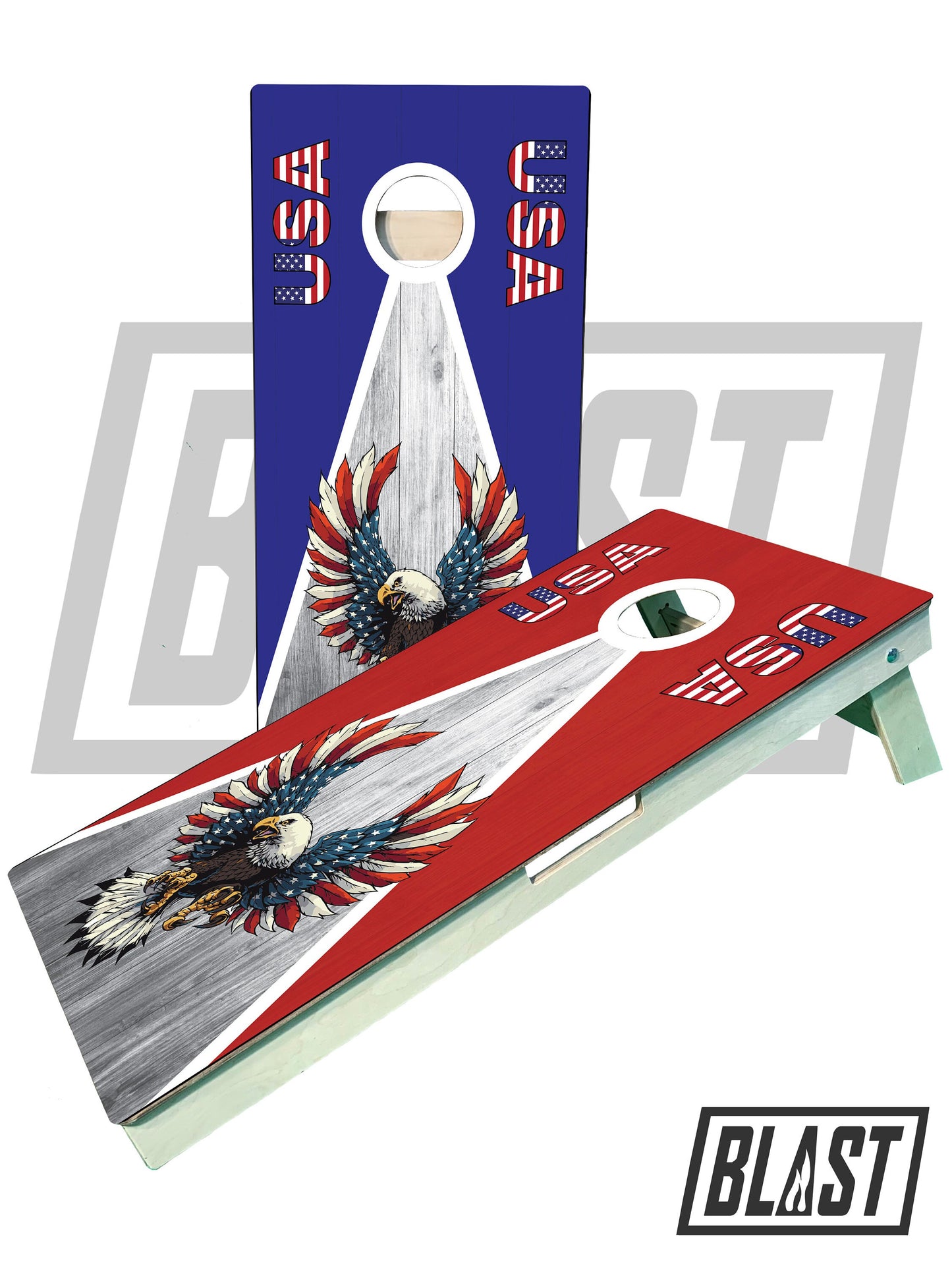 Eagle American Flag USA Patriotic CORNHOLE BOARDS