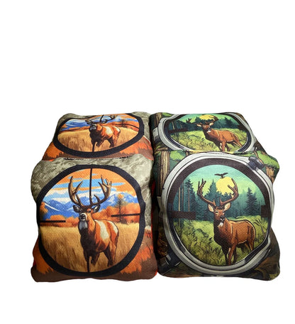 Buck In Cornfield Cornhole Board Set