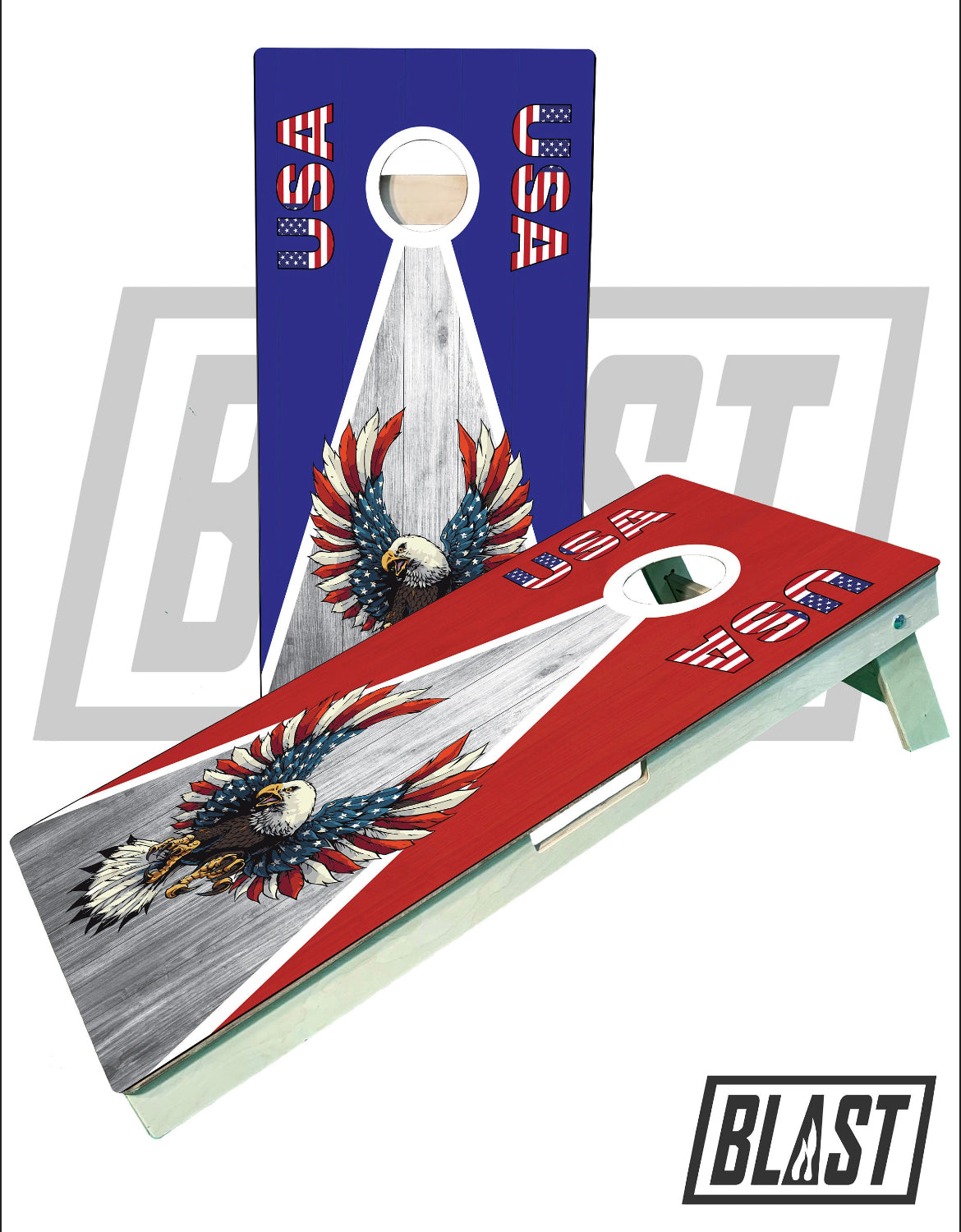 USA Eagle Cornhole Boards