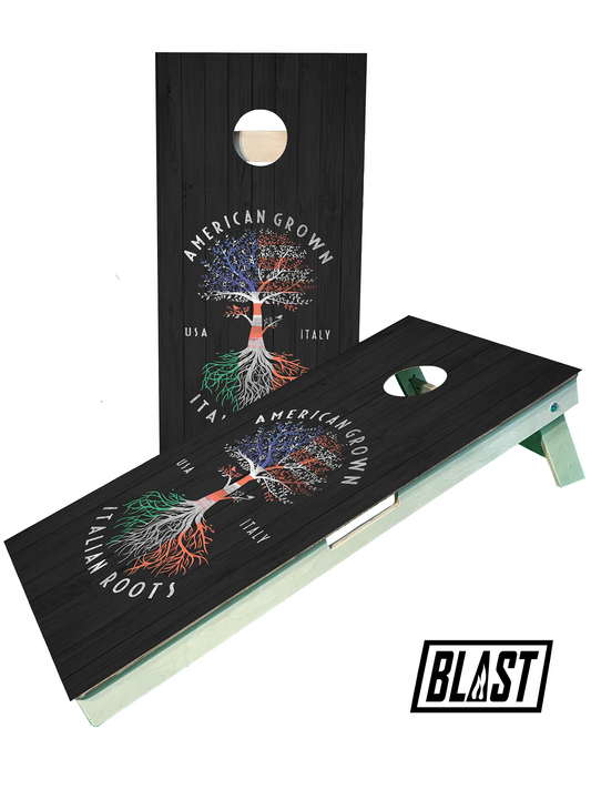 Italian American Roots Cornhole Set