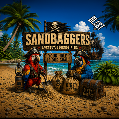 Sandbaggers Edition Cornhole bags ACO Approved