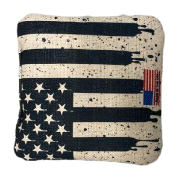 The Statesmen Pro Cornhole Bags (6/9).  Flat fill, smaller profile.