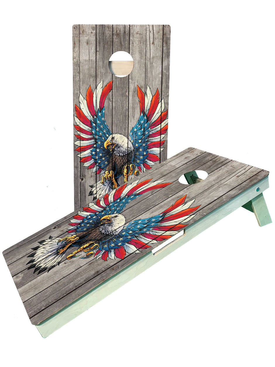 Flag Theme Cornhole Boards Blastcornhole 