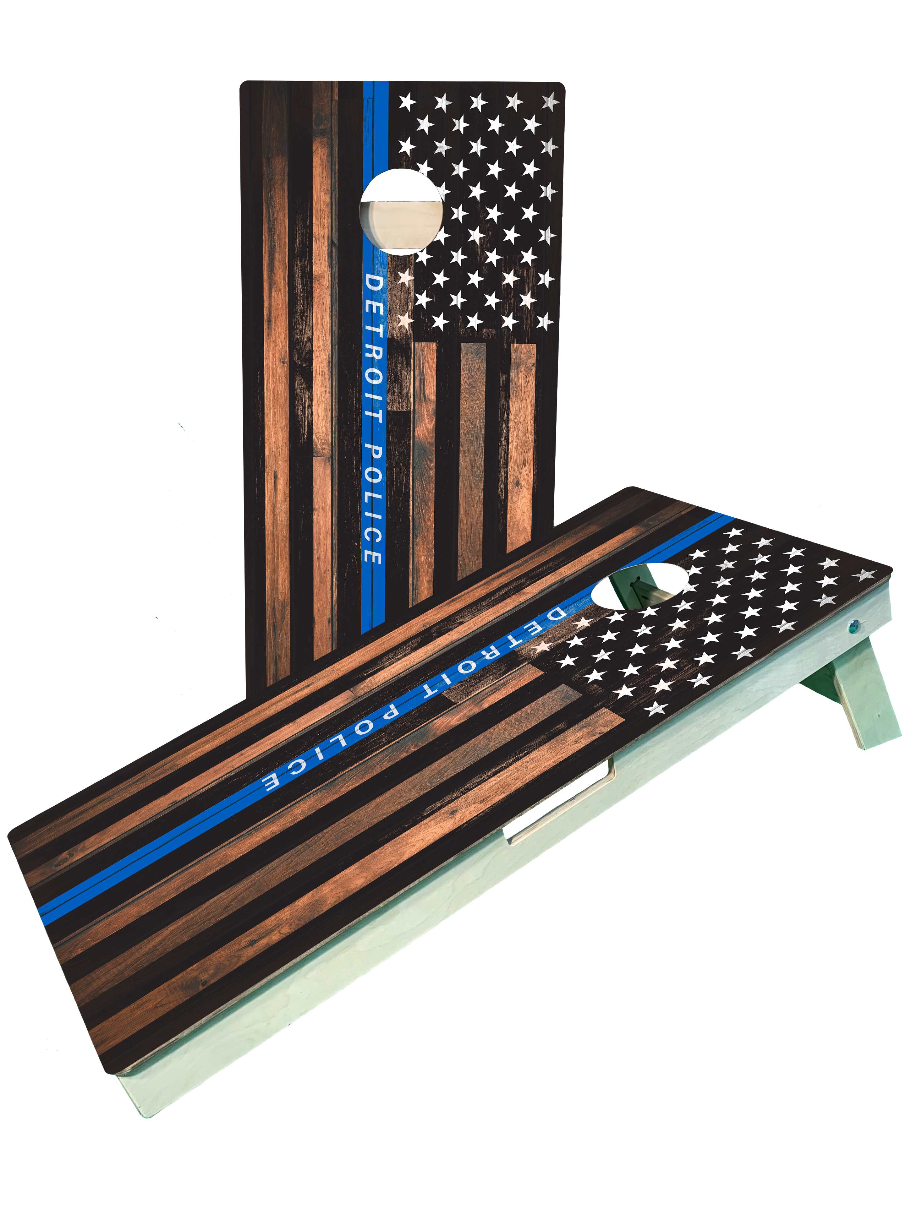 Blue line flag - personalization available
