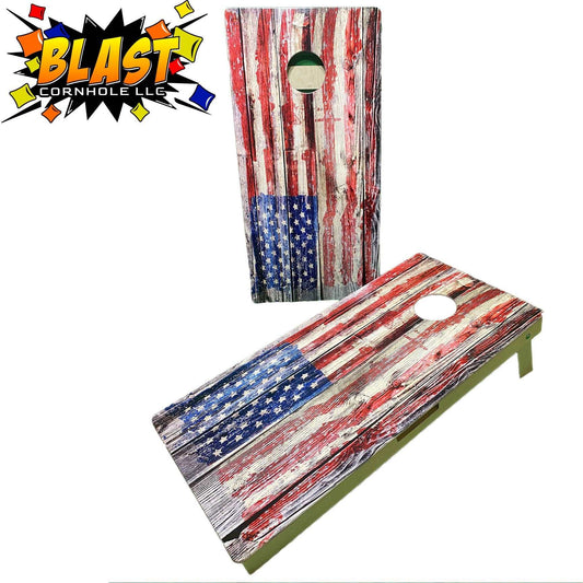 American Flag Cornhole Set