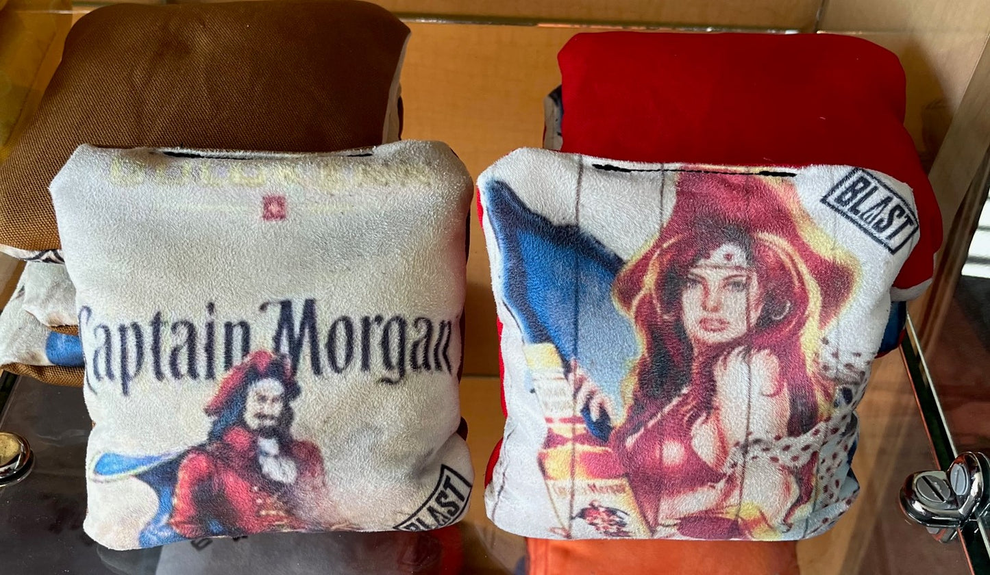 Captain Morgan Cornhole bags (set of 8)