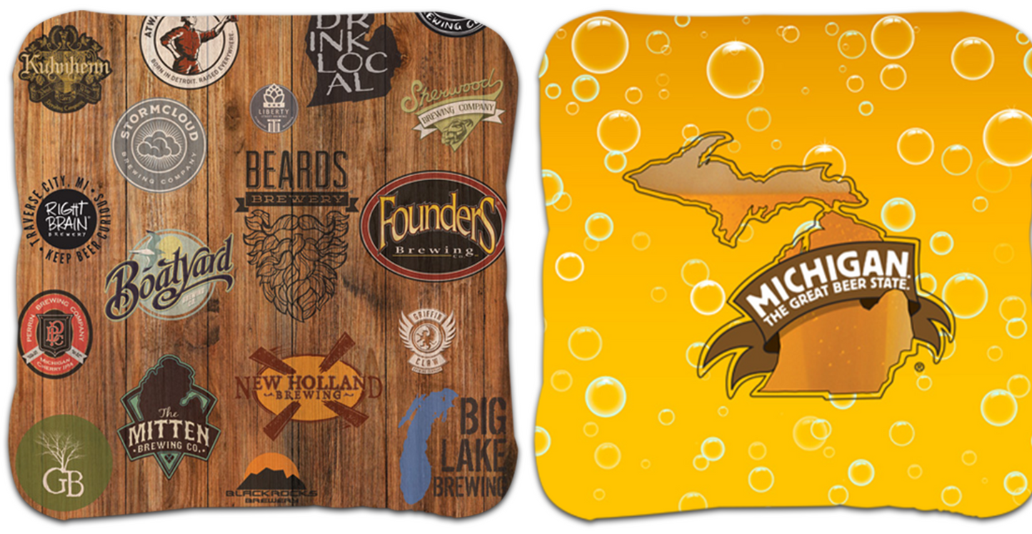 Michigan Brewery Cornhole Boards Set