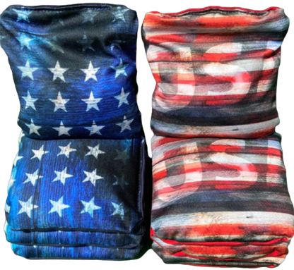 We the people flag cornhole set