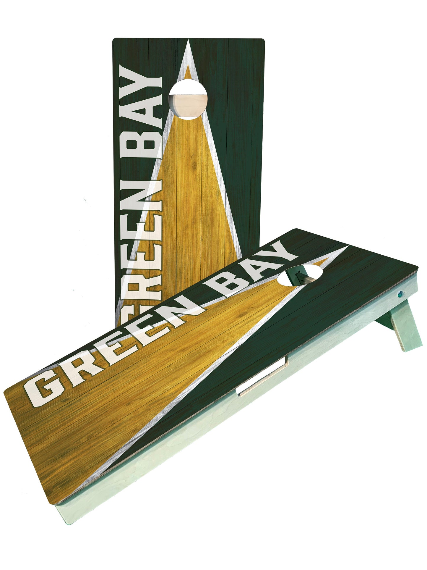 Green Bay Football Team Pro Style Cornhole Boards