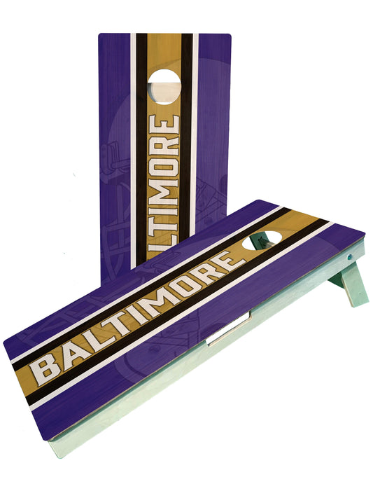 Baltimore Football Team Pro Style Cornhole Boards