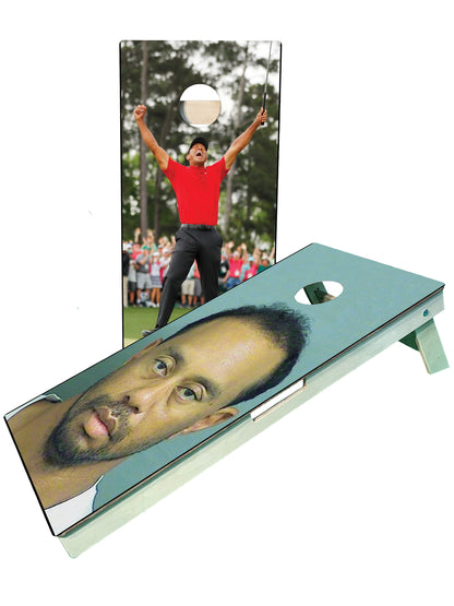 Tiger Woods Golf Cornhole Boards